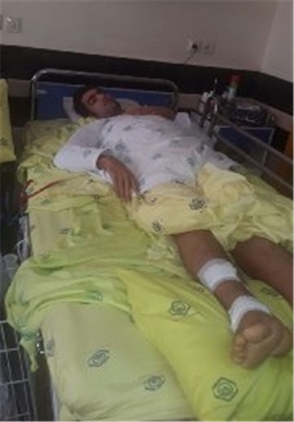 قهرمان ووشوی ایران، تنها روی تخت بیمارستان