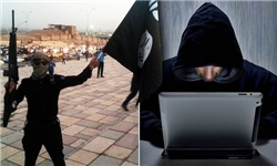 نصب پرچم داعش روی پل یا خودکشی ؟+تصاویر