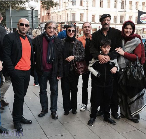 محسن تنابنده با دوستان معروفش در استكهلم + عکس