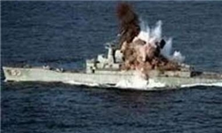 انهدام کشتی جنگی ائتلاف سعودی در «باب‎المندب»