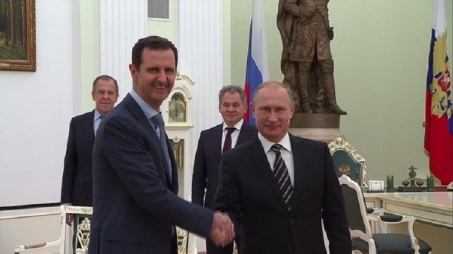 بشار اسد در مسکو با پوتین دیدار کرد