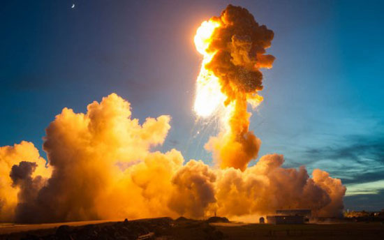 انفجار موشک آنتارس ناسا