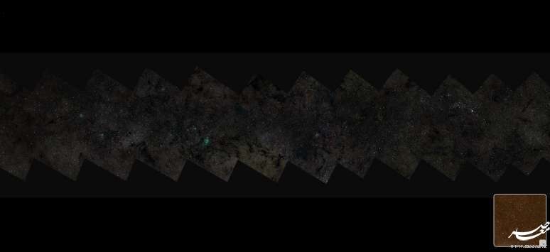 کامل ترین تصویر ثبت شده از کهکشان راه شیری