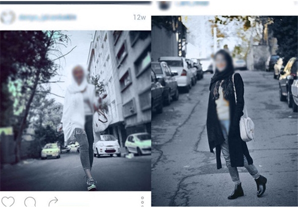 مانور مدل‌های اینستاگرام در خیابان‌های تهران+تصاویر
