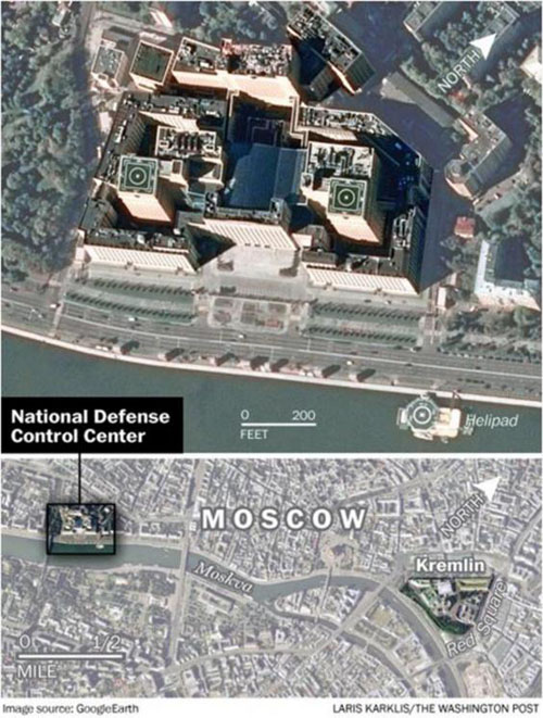 اتاق جنگ مدرن و چند میلیارد دلاری ولادیمیر پوتین