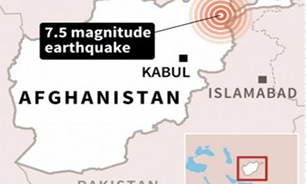 زلزله 6.2 ریشتری پاکستان، افغانستان و تاجیکستان را لرزاند