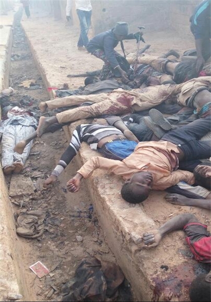 تصاویر دردناک از کشته شدن شیعیان نیجریه در جریان حمله ارتش به خانه شیخ زکزاکی
