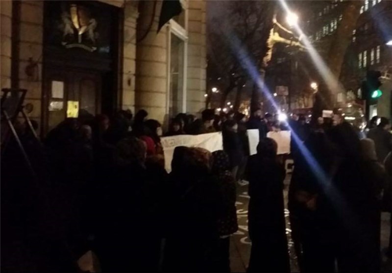 تجمع مردم لندن در اعتراض به کشتار مسلمانان نیجریه