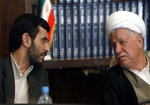 آیت الله هاشمی رفسنجانی و احمدی نژاد