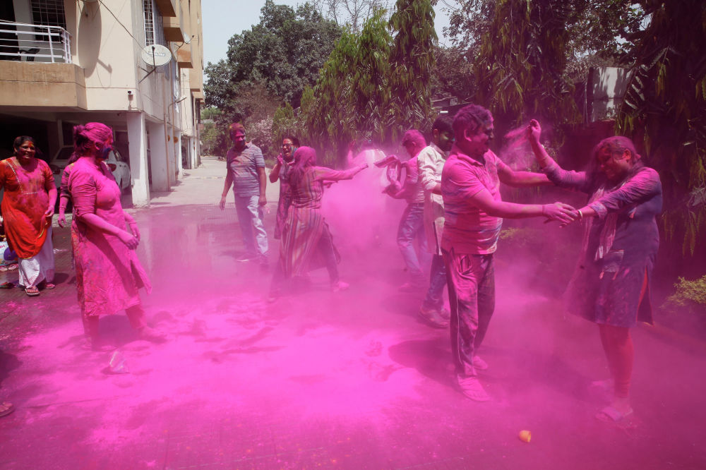 جشن هولی هند (عکس)
