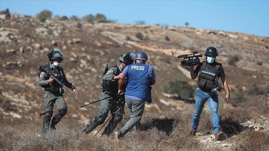 اسرائیل طی ماه گذشته 36 بار حقوق خبرنگاران فلسطینی را نقض کرد