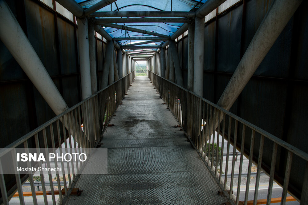 تصاویر: پل عابر پیاده یا تونل وحشت؟