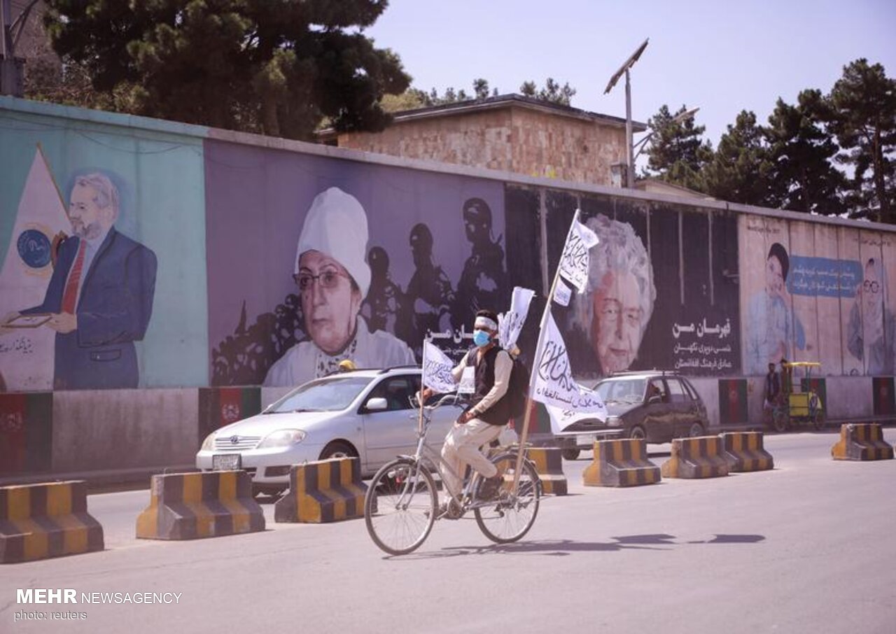 تصاویر| در خیابان‌های کابل
