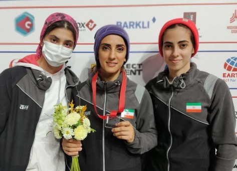 نخستین مدال جهانی تاریخ سنگ‌نوردی زنان ایران