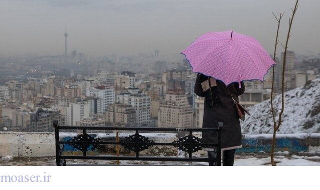 هواشناسی: بارش باران و برف در تهران