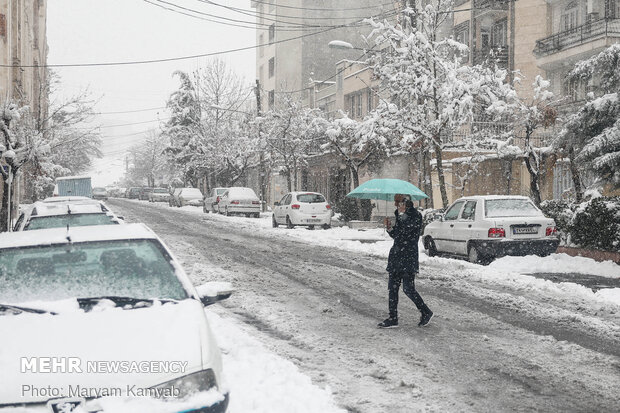 تا سه شنبه تهران سفیدپوش می‌ماند