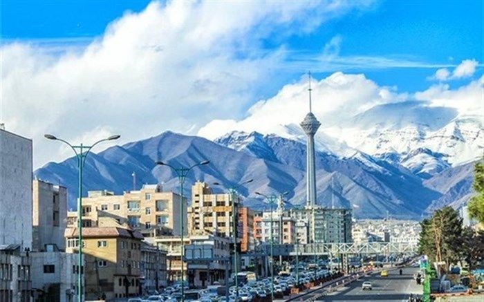 شاخص آلودگی هوای مناطق تهران