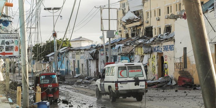 سومالی؛ پایان ۳۰ ساعت گروگان‌گیری با ۲۰ کشته و ۵۰ زخمی 