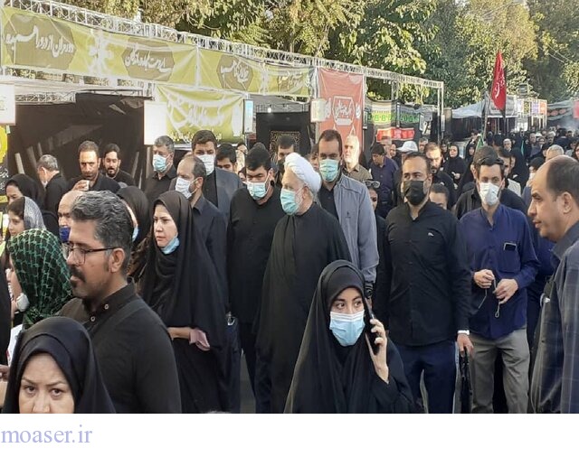 حضور  اژه‌ای در راهپیمایی جاماندگان اربعین حسینی در تهران