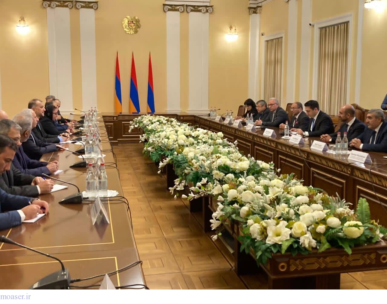 دیدار امیرعبداللهیان با رئیس مجلس ملی ارمنستان