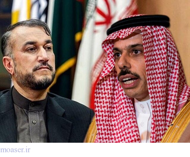 وزیر خارجه ایران و  عربستان در حاشیه نشست بغداد ۲ در اردن