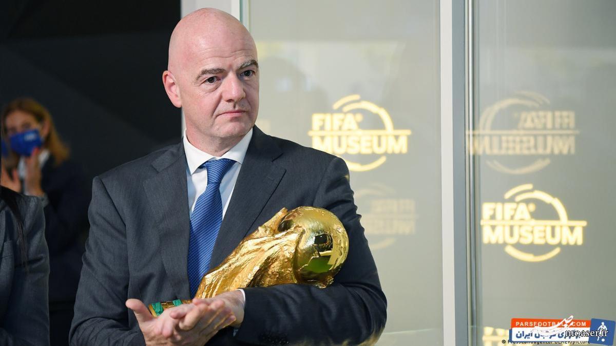 دعوت رئیس فیفا از کیم کارداشیان برای تماشای جام جهانی ۲۰۲۶
