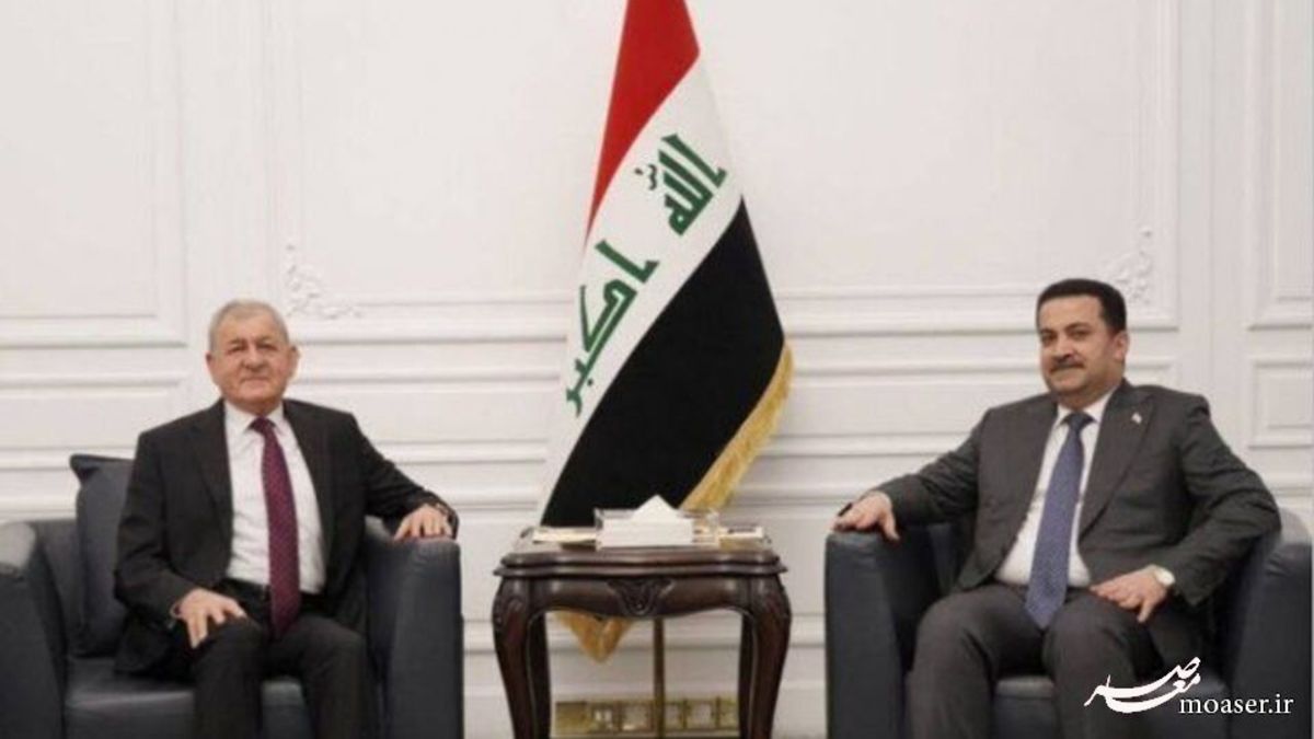 تأکید رئیس‌جمهور و نخست‌وزیر عراق بر لزوم پایان حضور نیروهای آمریکایی