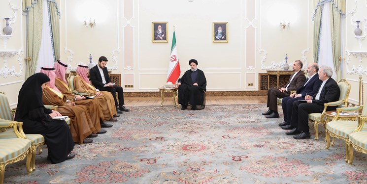 دیدار وزیر خارجه عربستان با رئیس‌جمهور کشورمان