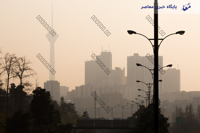 کیفیت هوای تهران در وضعیت ناسالم