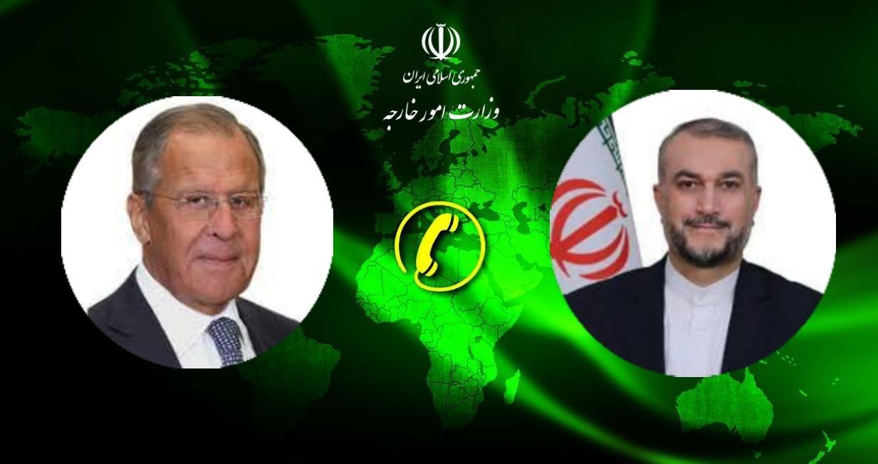گفت و گویی تلفنی وزرای خارجه ایران و روسیه