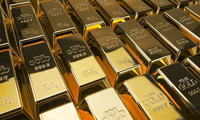 کاهش قیمت طلای جهانی به پایین‌ترین سطح یک ماهه خود