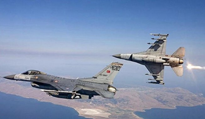 حمله جنگنده های ارتش ترکیه به شمال عراق