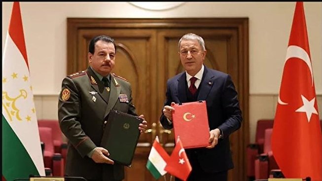 امضای توافقنامه همکاری دفاعی بین تاجیکستان و ترکیه