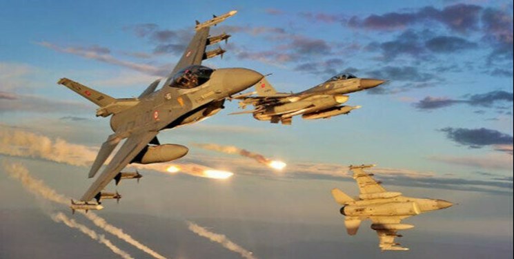 حملات جنگنده‌های ترکیه‌ای به مواضع پ.ک.ک در سلیمانیه عراق