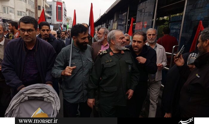 مردم ایران در حمایت از فلسطین راهپیمایی کردند