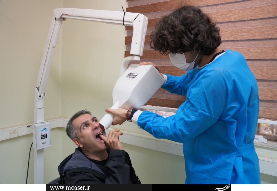 اجرای خدمات دندانپزشکی برای مردم جزیره خارگ