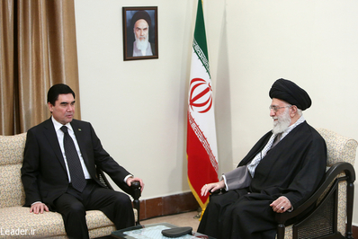 دیدار رییس جمهوری ترکمنستان و هیات همراه