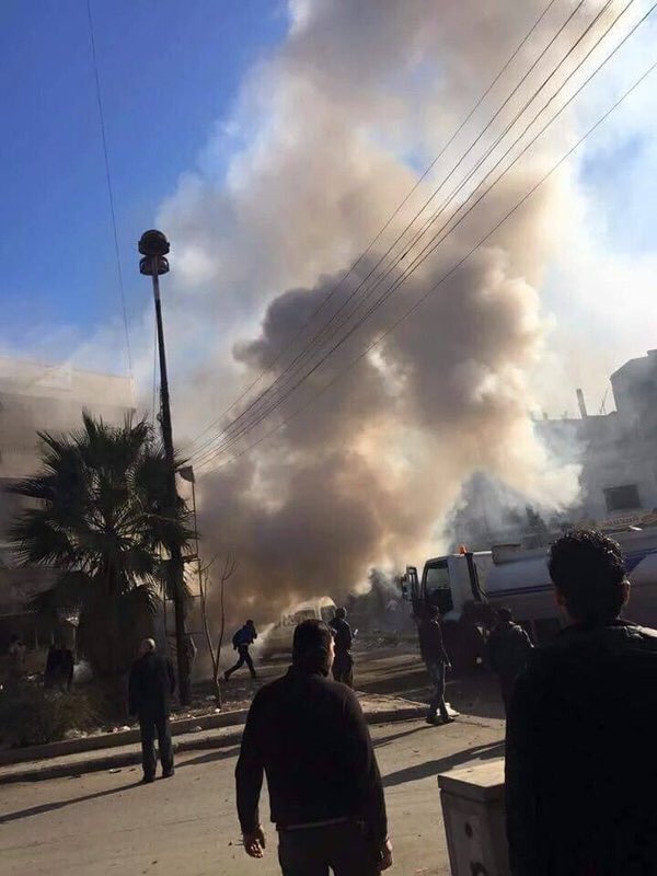 انفجارهای تروریستی در استان حمص سوریه/ده ها تن کشته و زخمی شدند + عکس