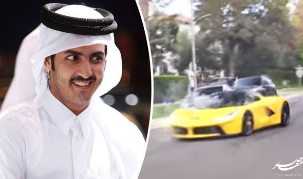 شیخ قطری پس از انتشار فیلم 'کورس‌گذاشتن' آمریکا را ترک کرد