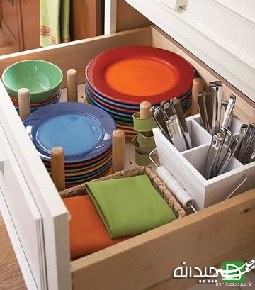 با ظروف رنگی آشپزخانه خود را متفاوت کنید