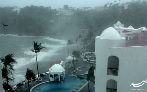 شدیدترین توفان ثبت شده تاریخ که به مکزیک رسیده است