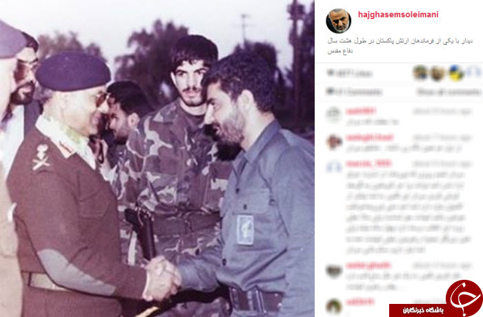 دیدار سردار سلیمانی با یکی از فرماندهان ارتش پاکستان + عکس