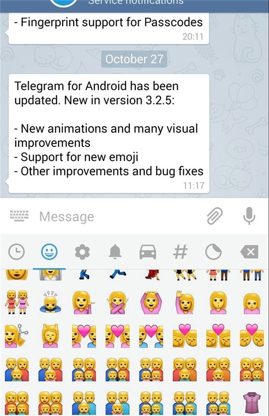 عرضه شکلک‎های‎ همجنس‎گرا در تلگرام!