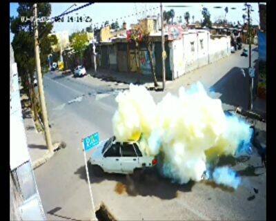فوری: انفجار وحشتناک موتور در خیابان| فیلم
