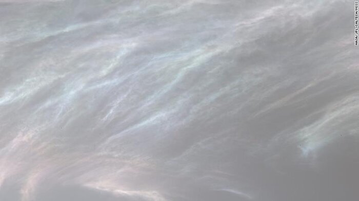 تصاویر خیره کننده از ابرهای مریخی
