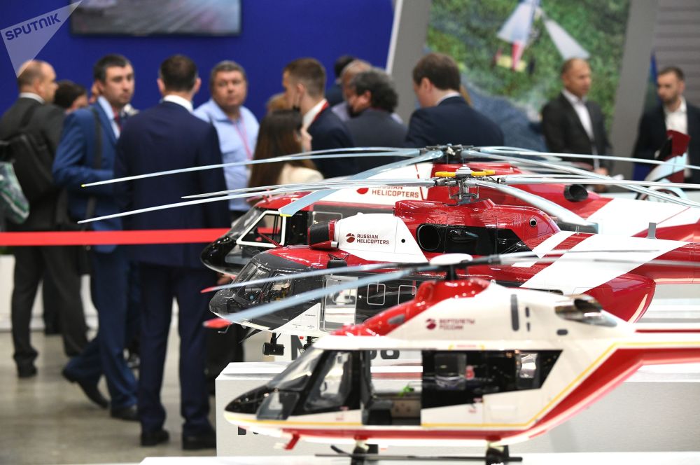 نمایشگاه بالگرد «هلی راشیا2021» در مسکو.