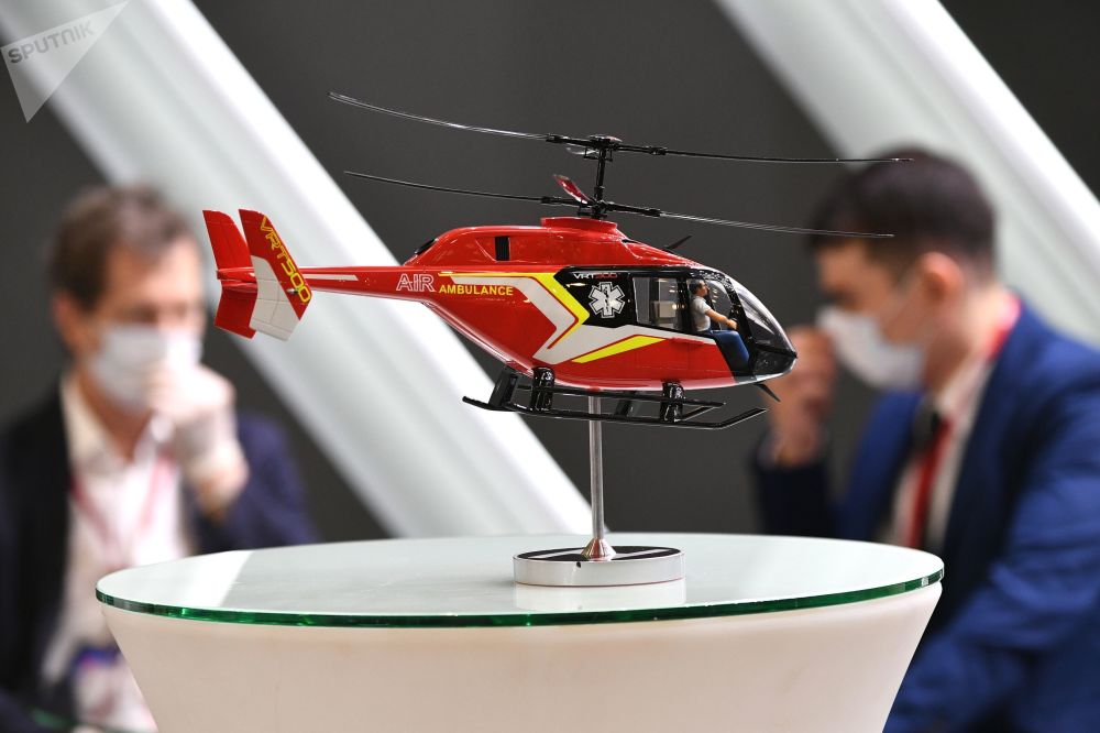 نمایشگاه بالگرد «هلی راشیا2021» در مسکو.