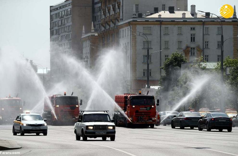 (تصاویر) گرمای بی سابقه هوا در روسیه