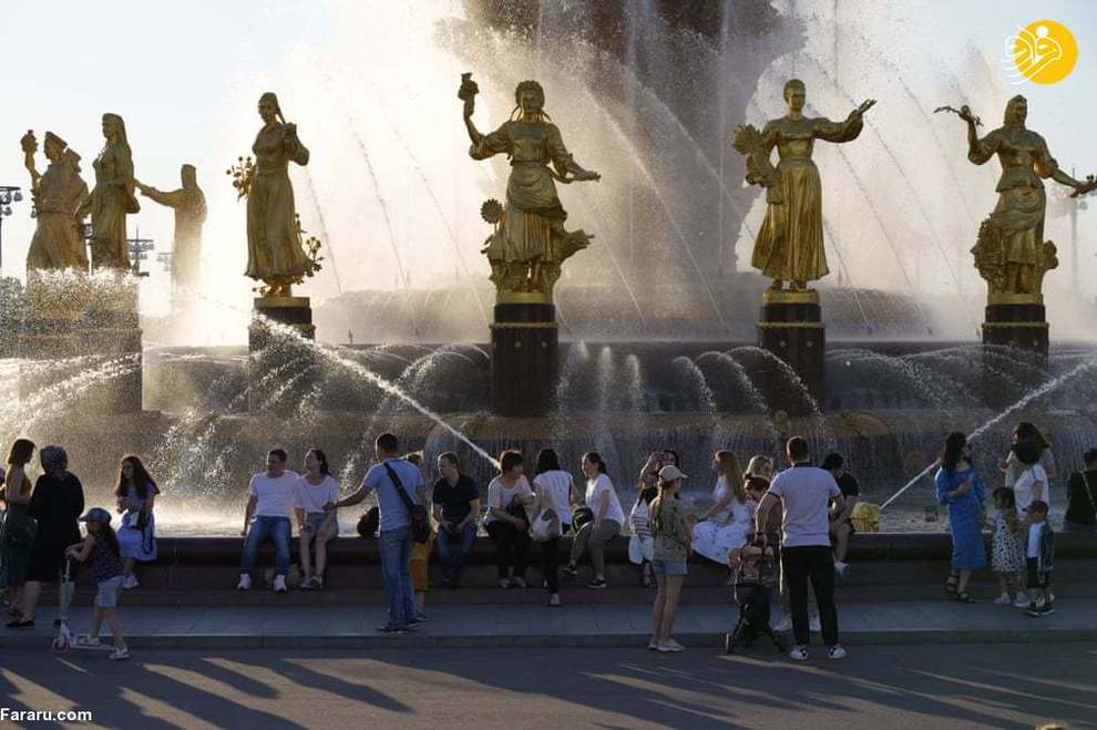 (تصاویر) گرمای بی سابقه هوا در روسیه