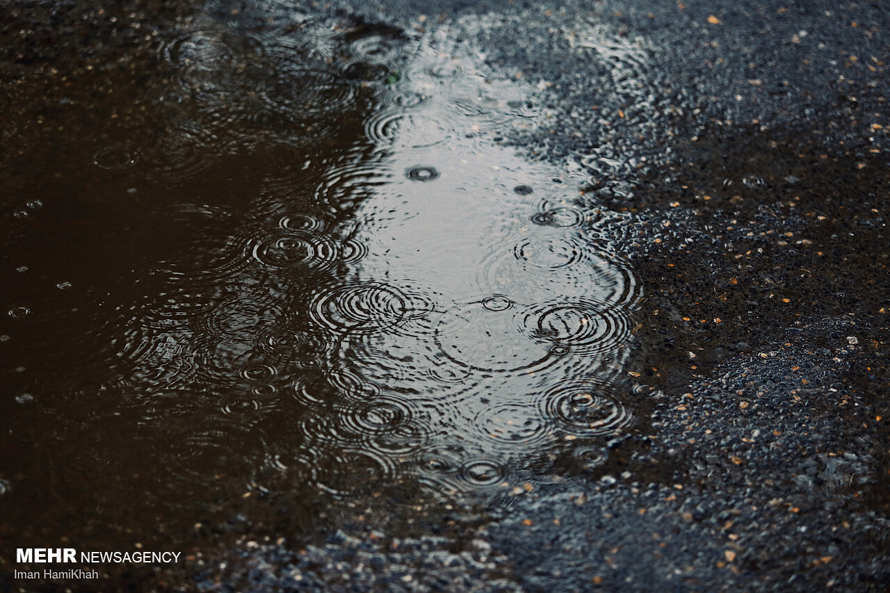 تصاویر: بارش باران در چله تابستان